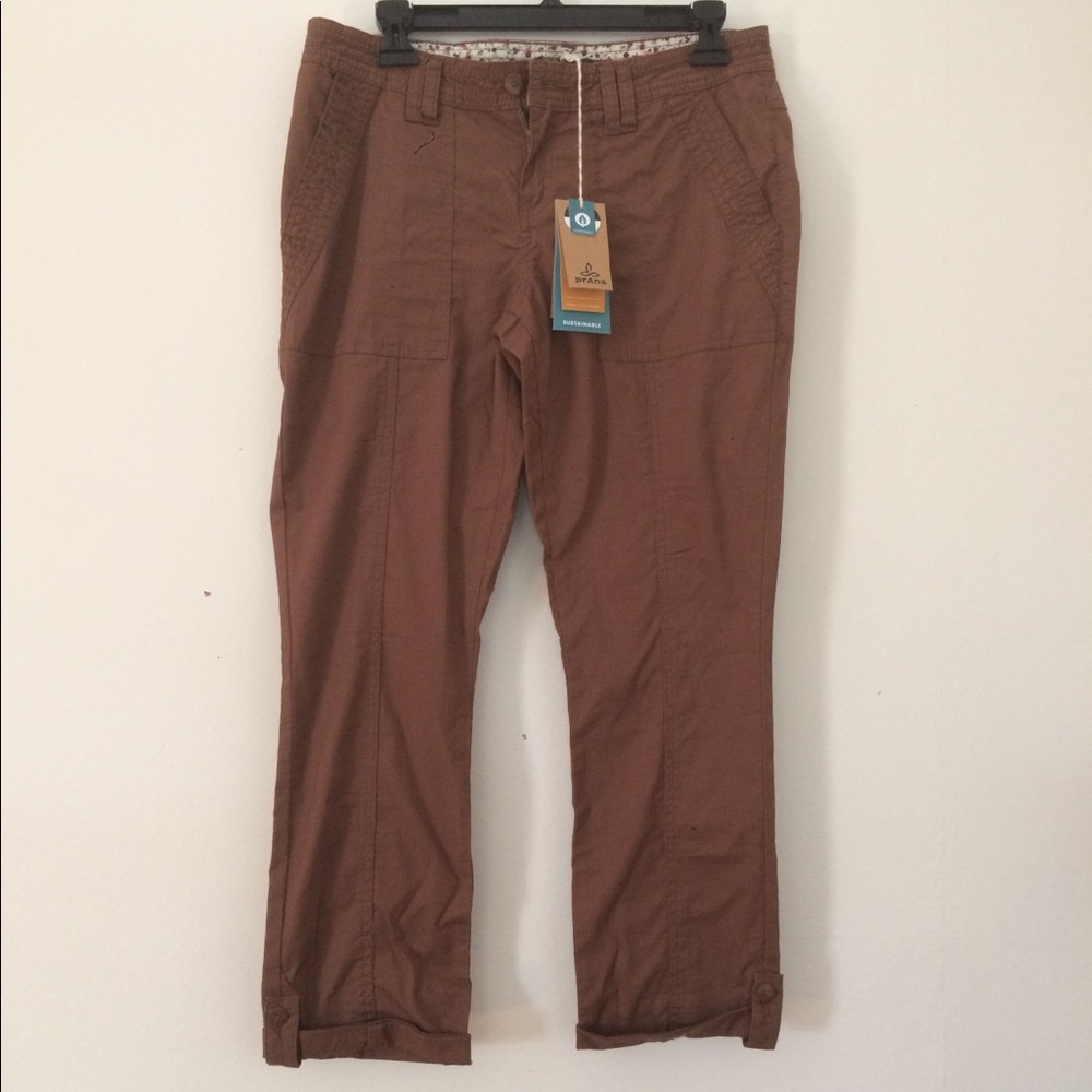Brownish plum prana organic cotton jeans